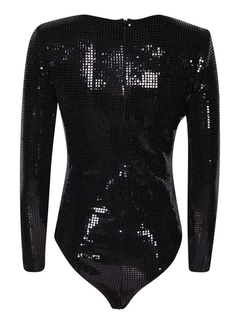 Blanca Vita Black Slim Fit Bodysuit