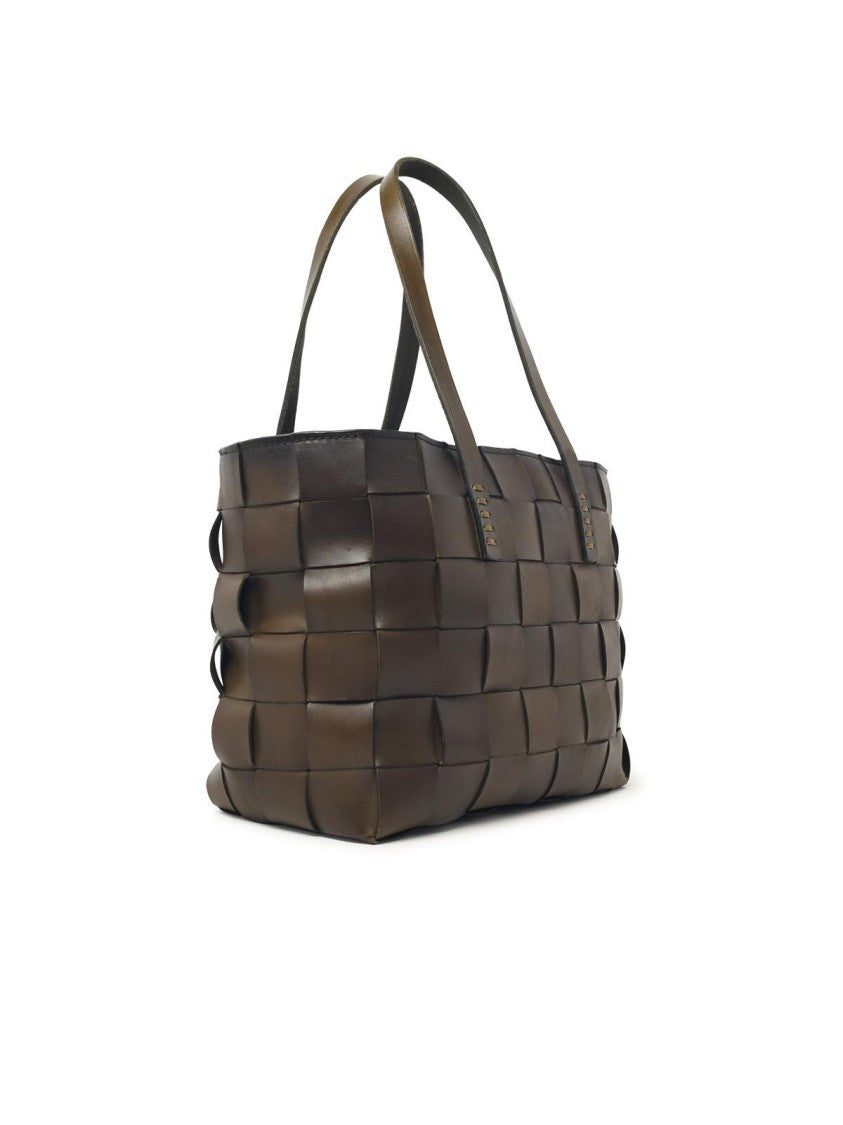 Dragon Diffusion 'Japan Tote' Khaki Leather Bag