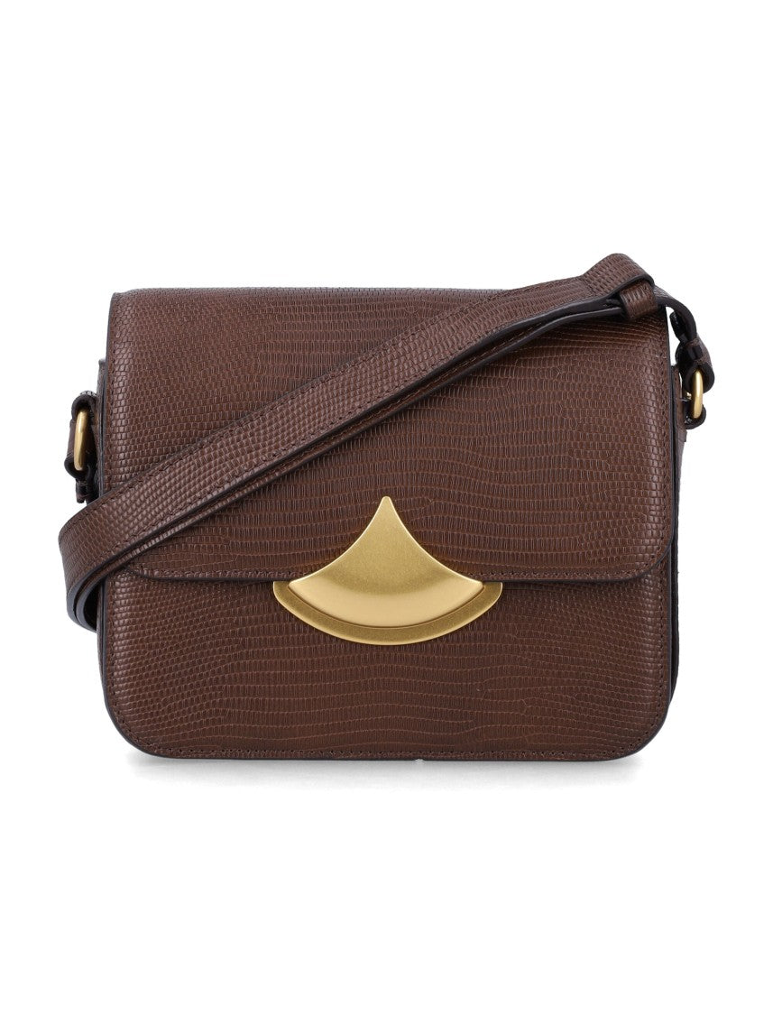 Sessùn Lizard-Effect Leather Small Shoulder Bag