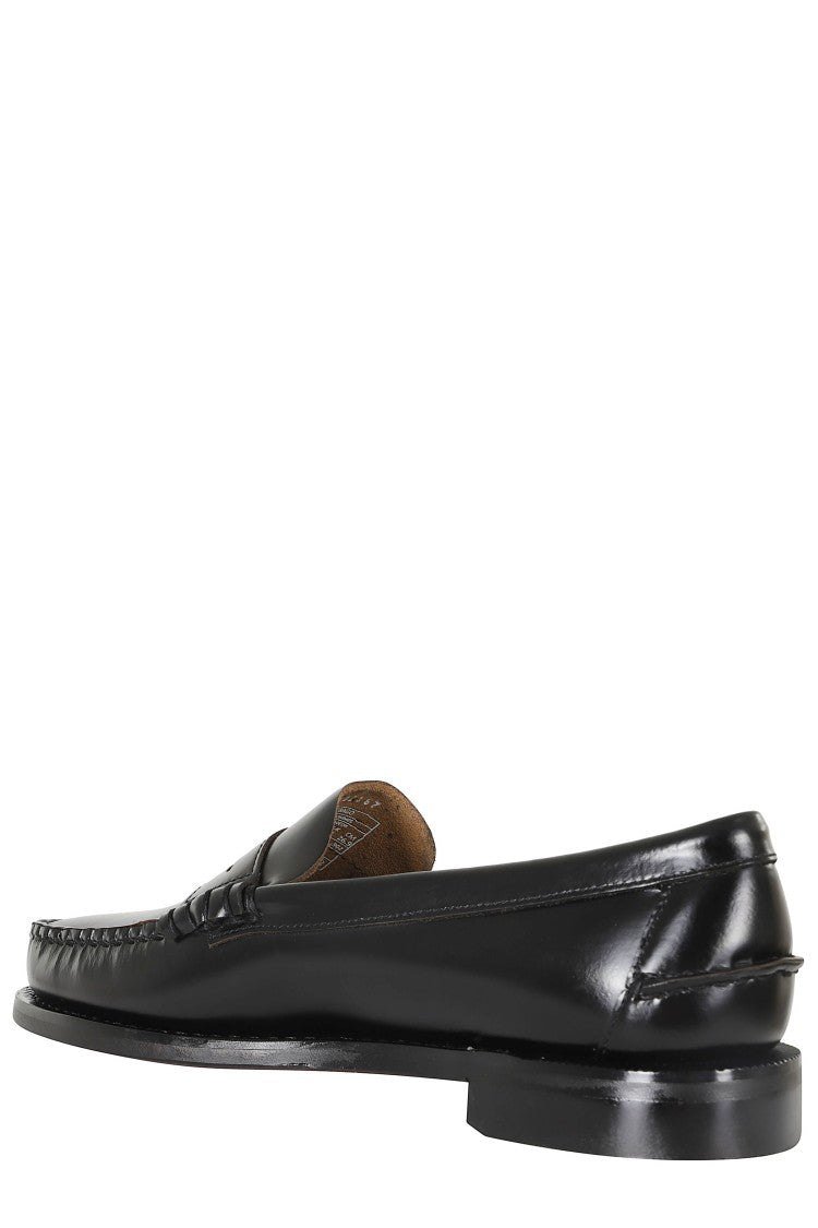 Sebago Black Classic Dan Leather Penny Loafers