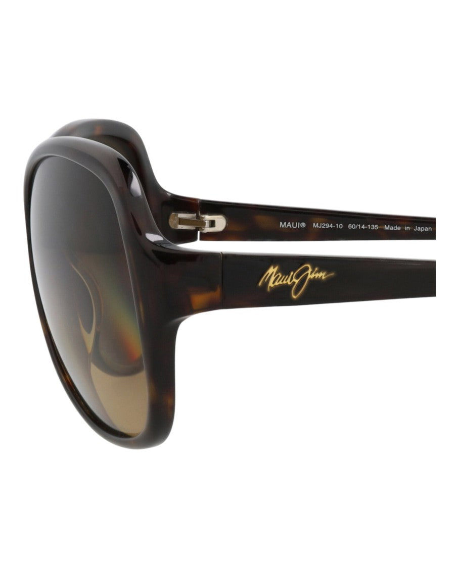 Maui Jim Round-Frame Acetate Sunglasses