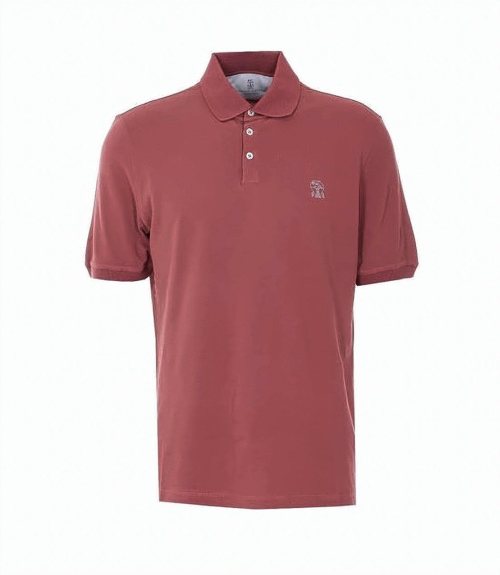 Brunello Cucinelli Soft Textured Polo Shirt