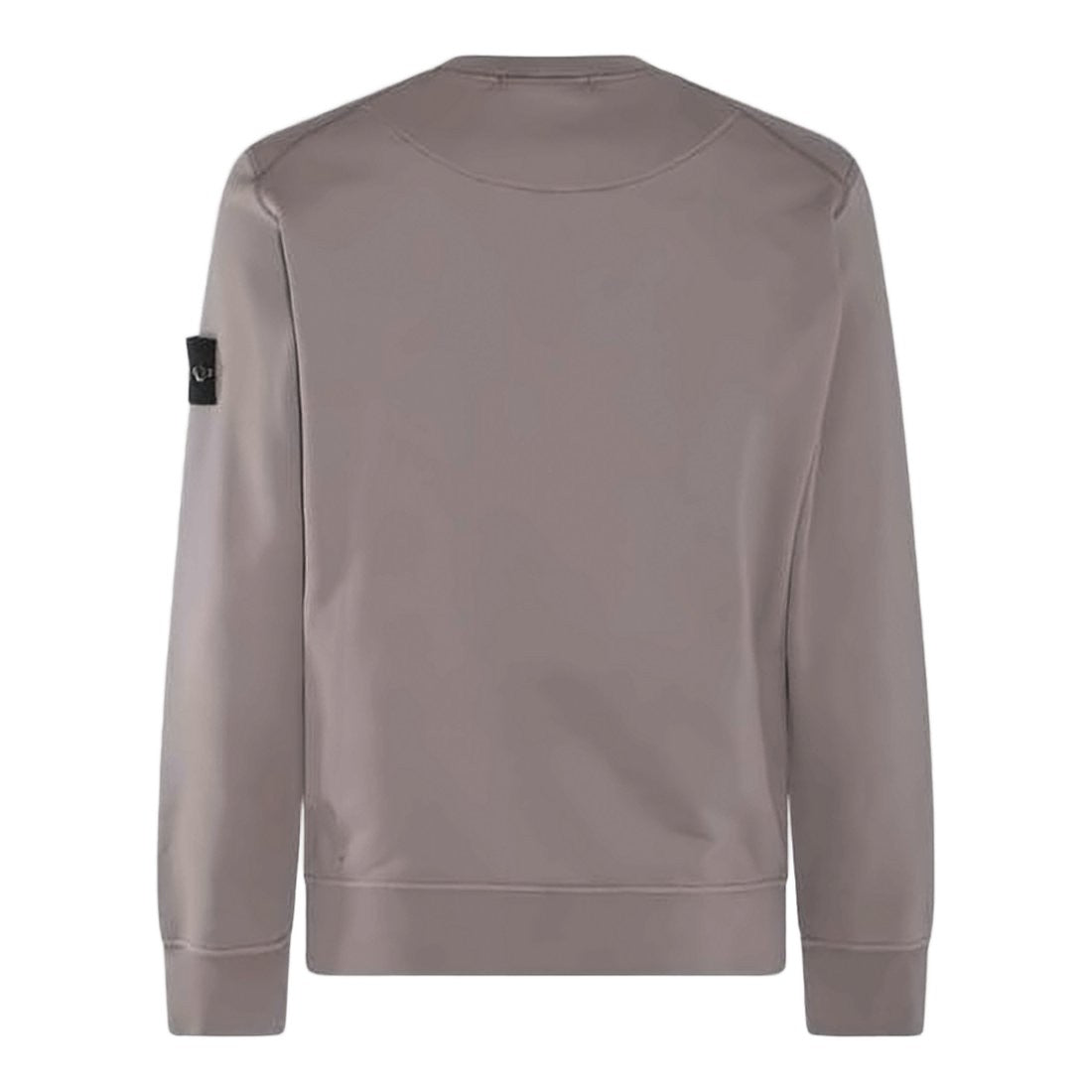 Stone Island Taupe Long-Sleeve Crewneck Sweatshirt