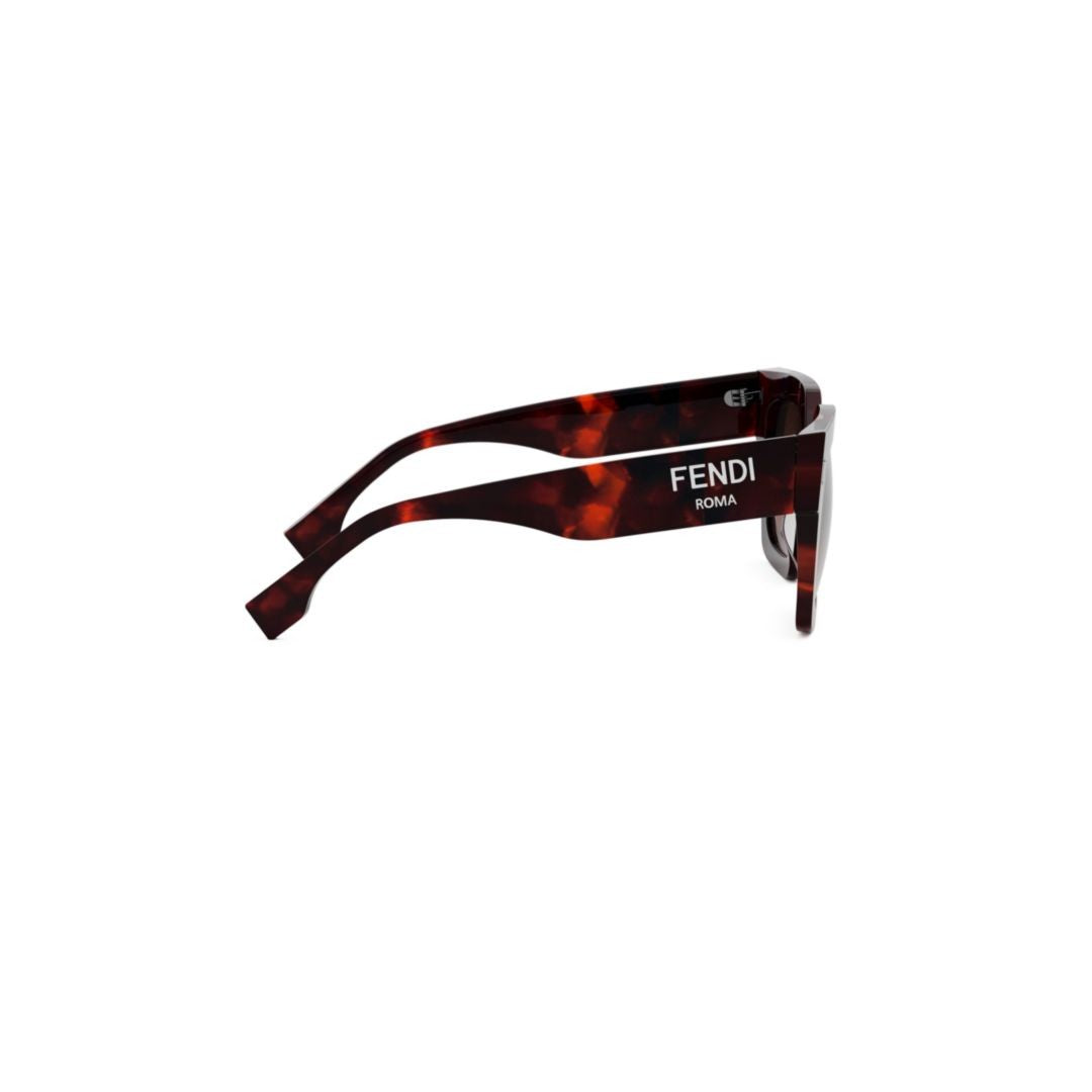 Fendi Fe40101i Oversized Tortoiseshell Acetate Sunglasses