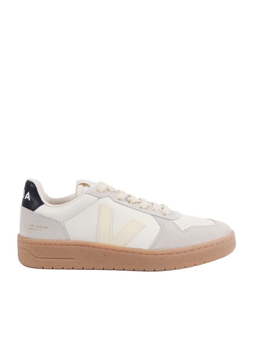 Veja Pure Calcaire Black Perforated Sneakers