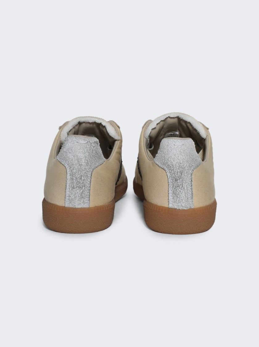 Maison Margiela Replica Sneakers Black Vintage And Yellow Vintage