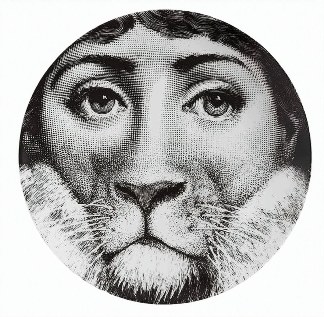 Fornasetti Tema E Variazioni Porcelain Plate