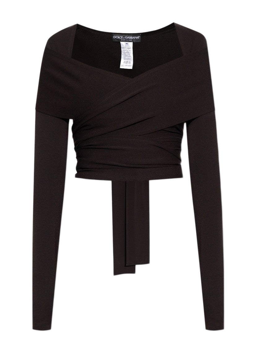 Dolce & Gabbana Black Stretchy Top