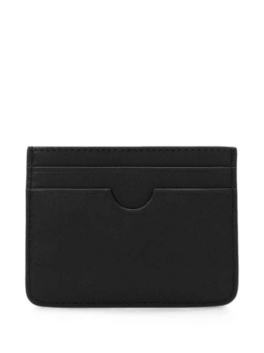 Ami Paris Matte Finish Silk-Nylon Cardholder Wallet
