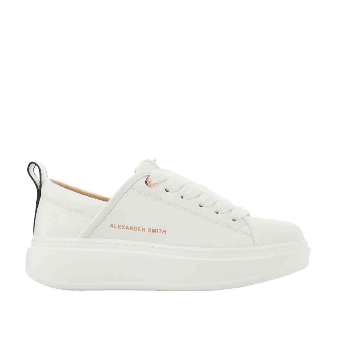 Alexander Smith White Ecowembley Sneaker With White Naplack Spur