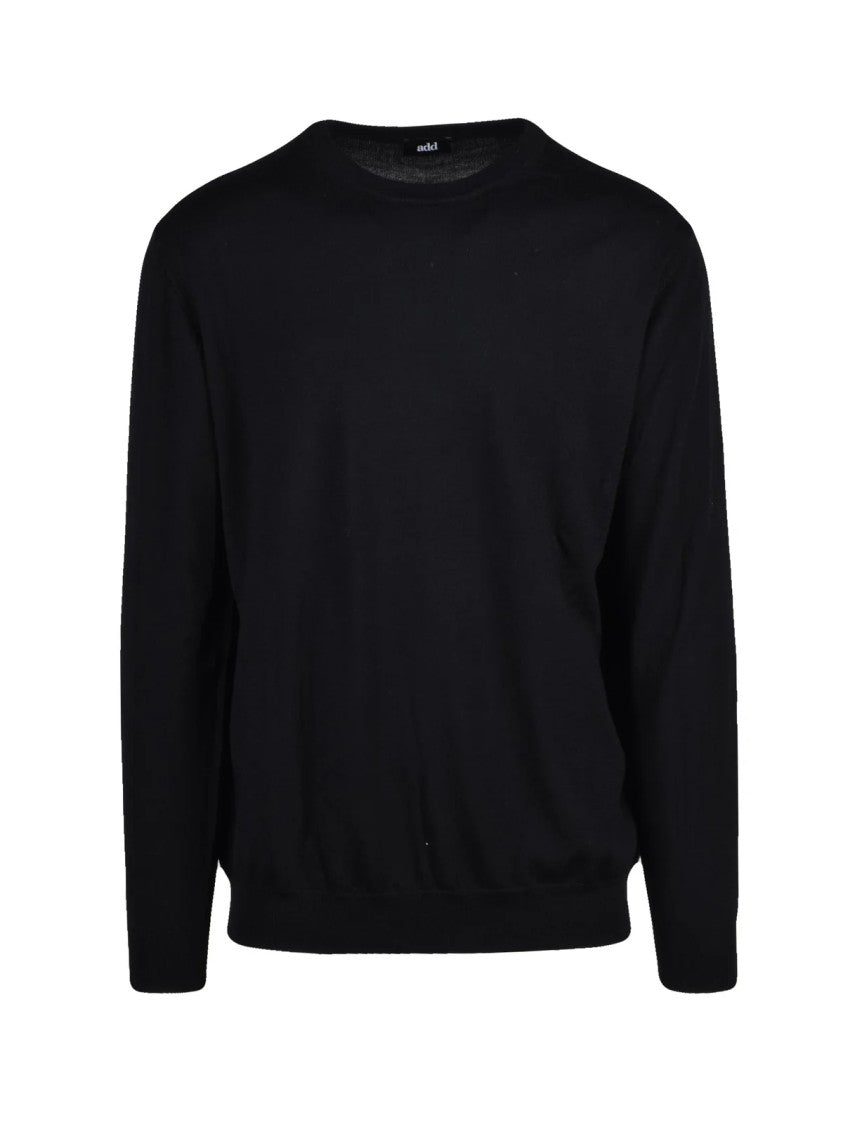 Add Classic Crewneck Sweater In Extrafine Merino Wool