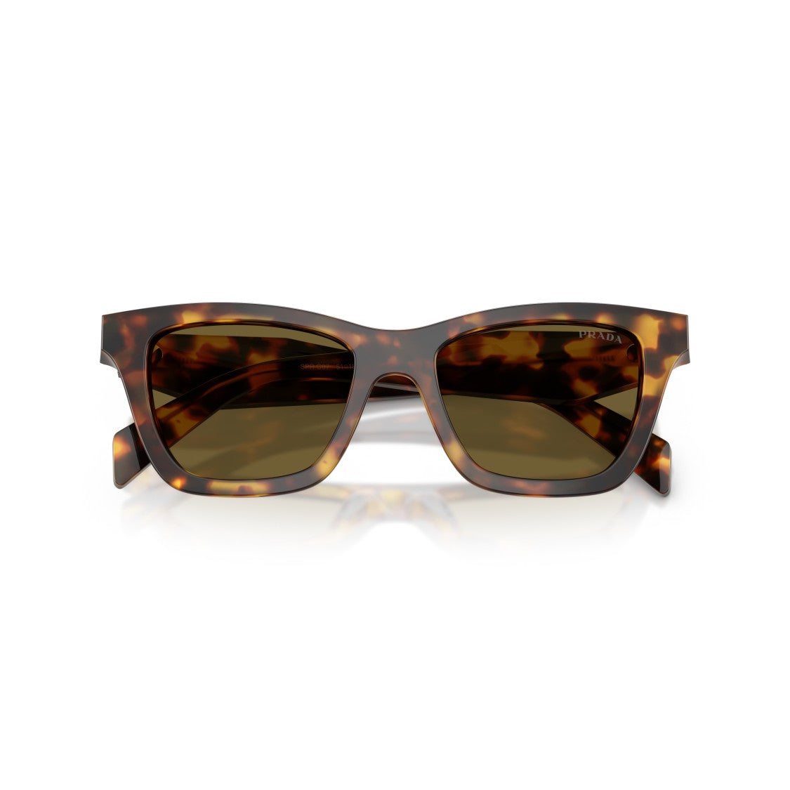 Prada 0Pr C07s Square Frame Tortoiseshell Sunglasses
