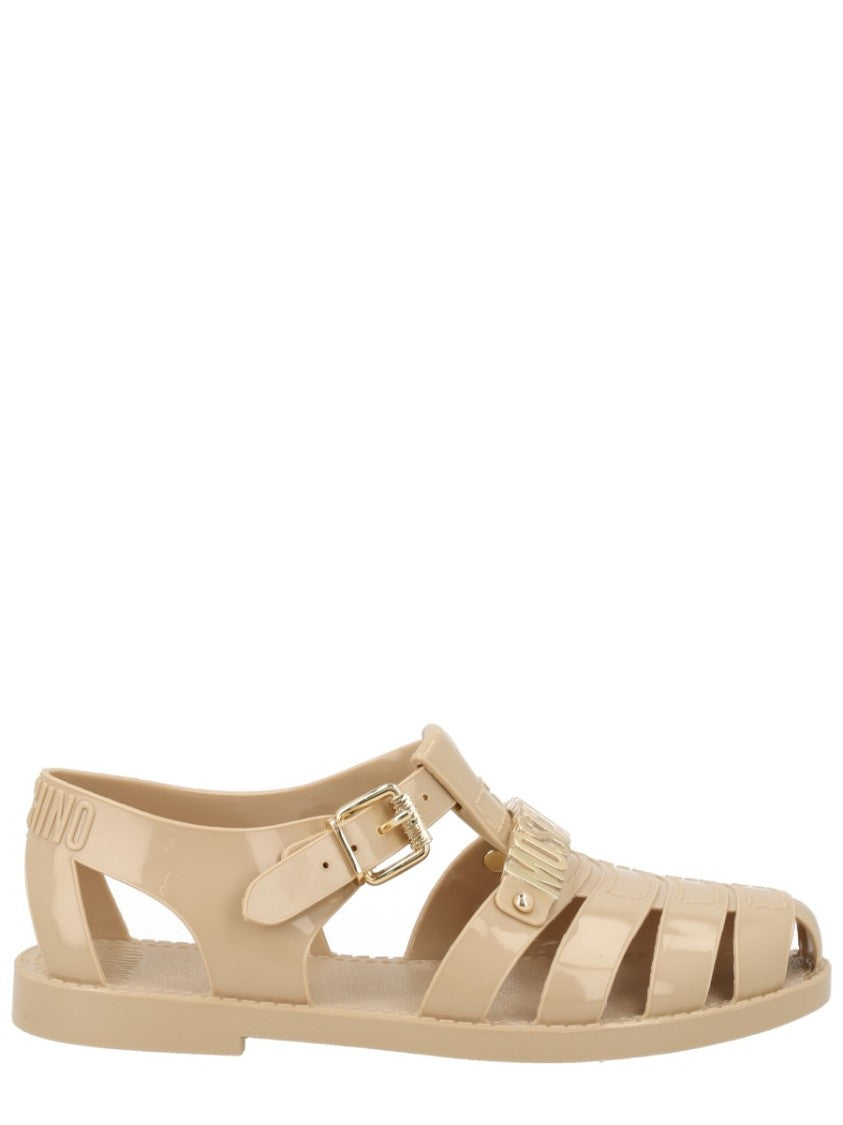 Moschino Jelly Cage Like Mesh Sandals