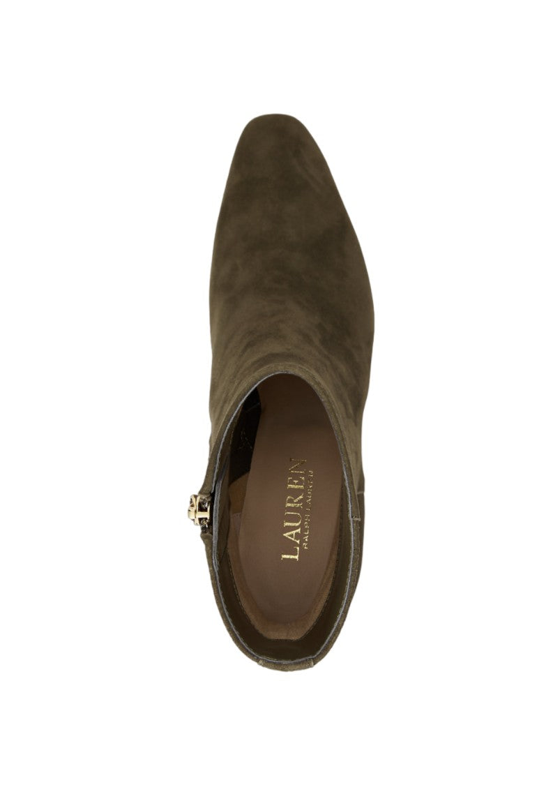 Lauren Ralph Lauren Pointed Toe Suede Ankle Boots