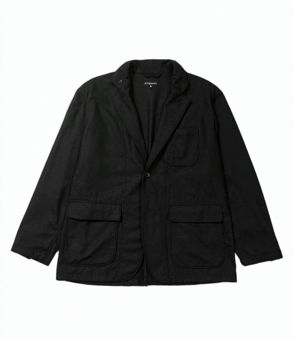 Engineered Garments Tailored Black Suit Jacket With Classic Lapel And Structured Fit