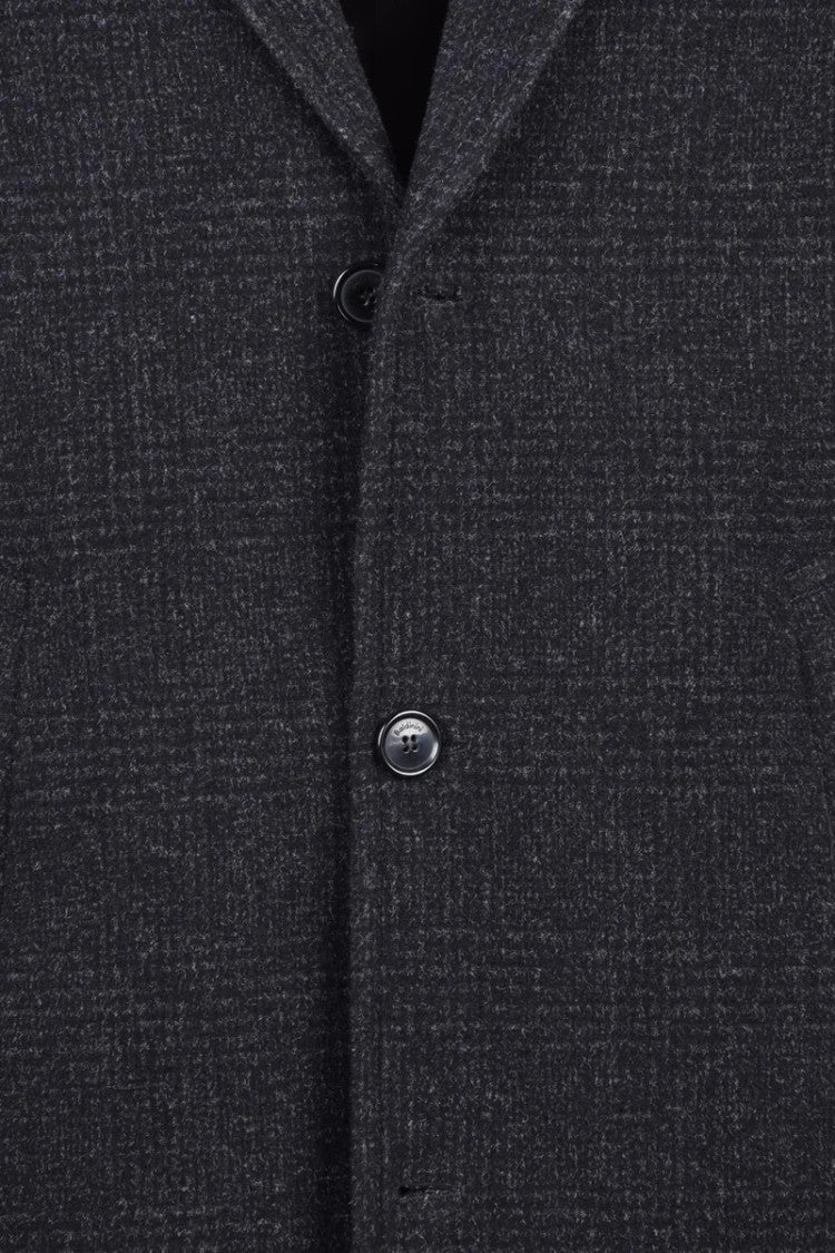 Baldinini Baldinini Wool Blend Coat - Black/Grey