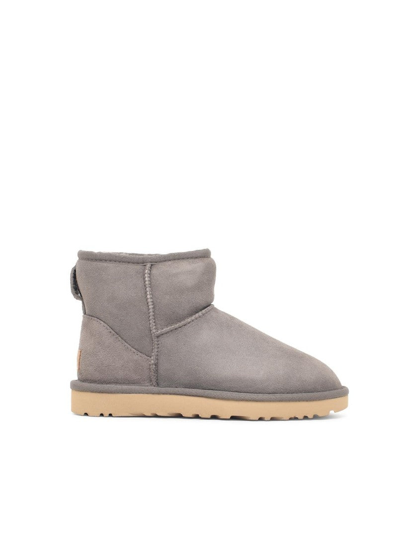 Ugg Grey Classic Mini Ii Suede Ankle Boots