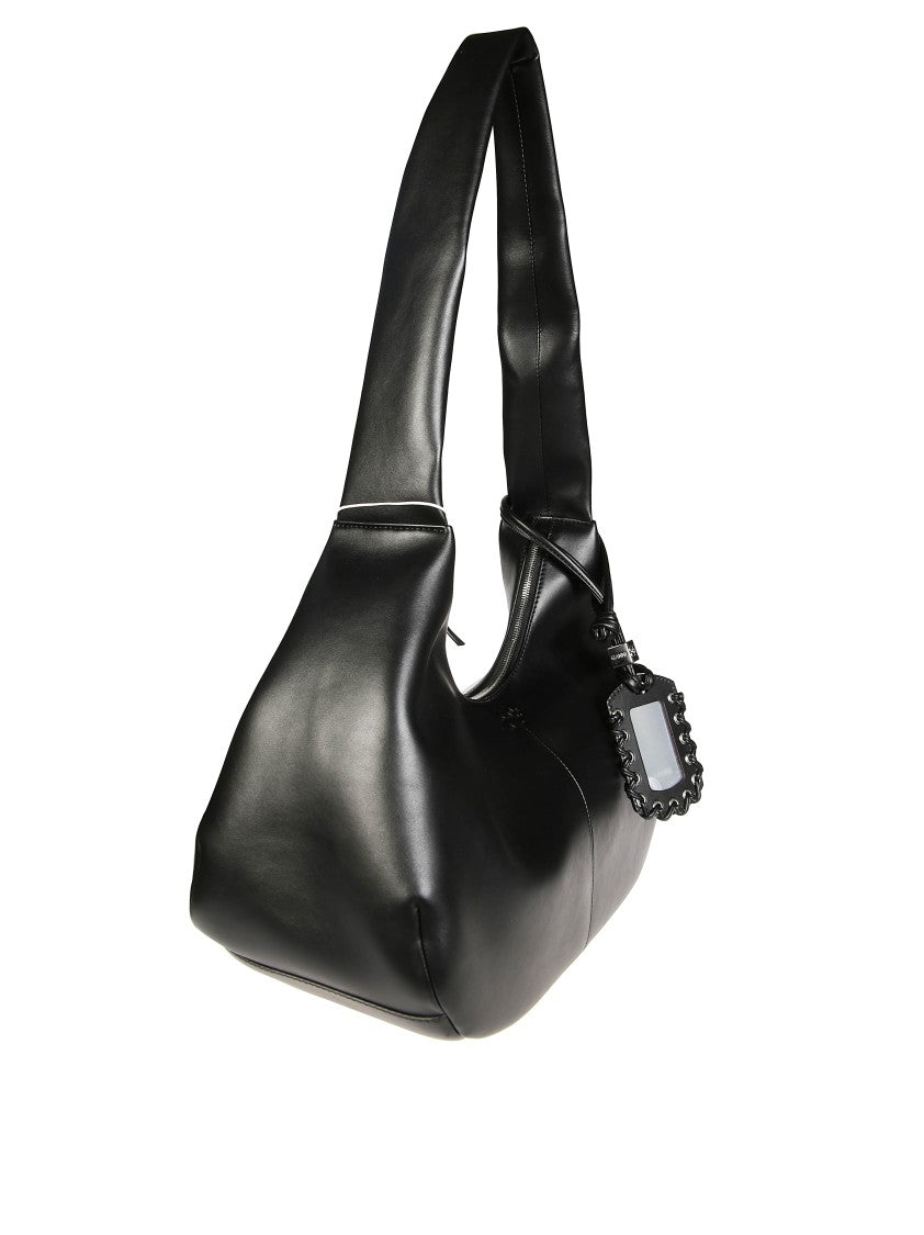 Ganni Medium Hobo Bag With Design
