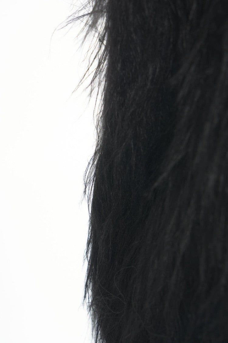 Ottod'ame V-Neck Top With Luxurious Fringe Accents