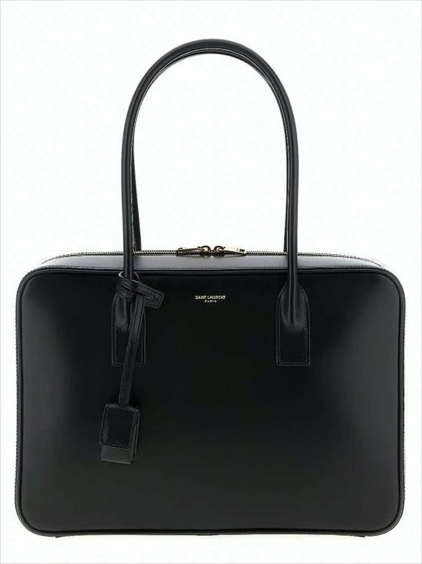 Saint Laurent Rectangular Buffalo Leather Tote Bag