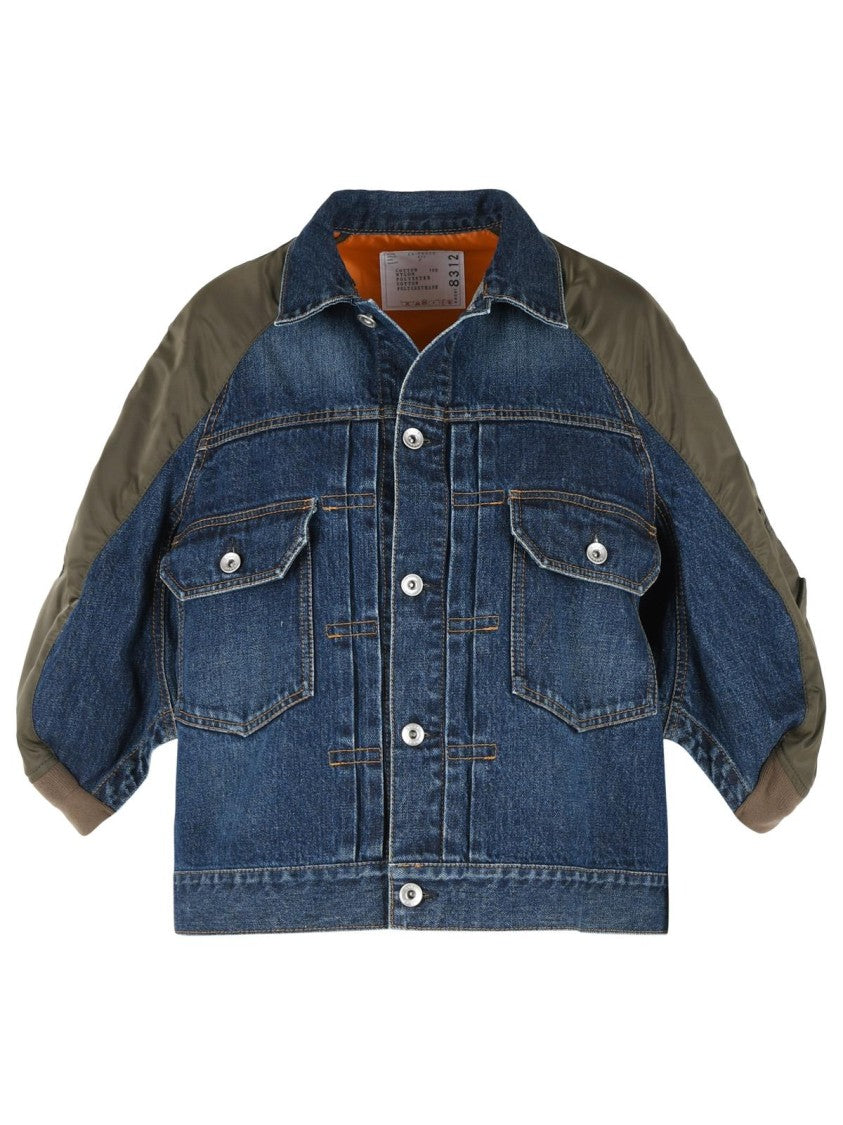 Sacai Blue Cotton Denim Jacket