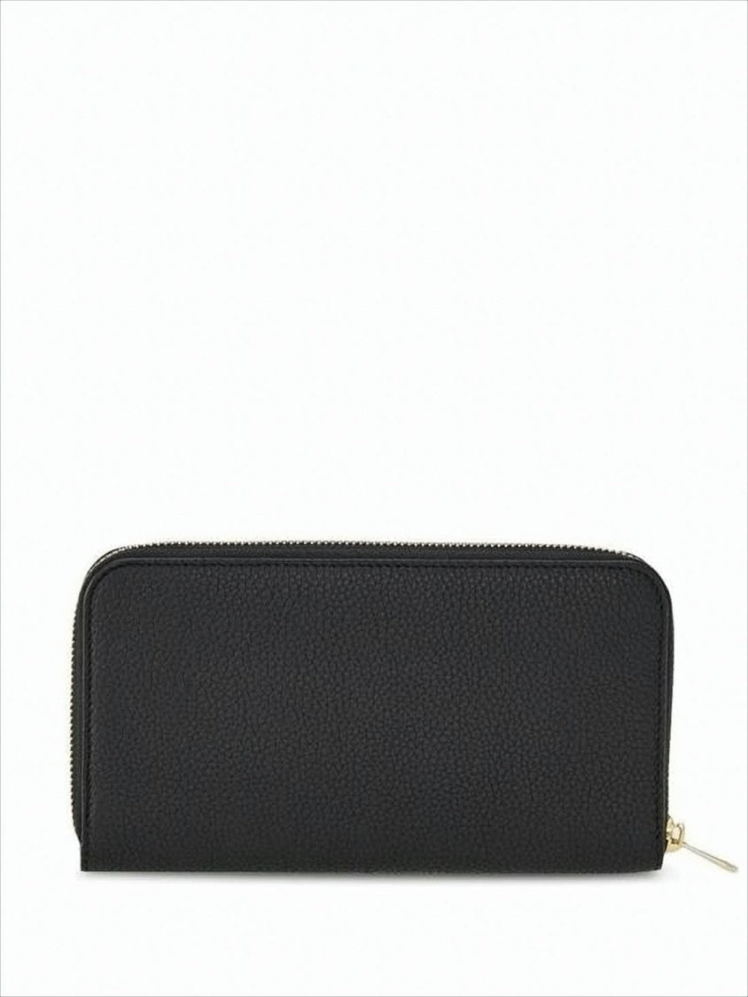 Salvatore Ferragamo Rectangular Textured Calf Leather Long Wallet