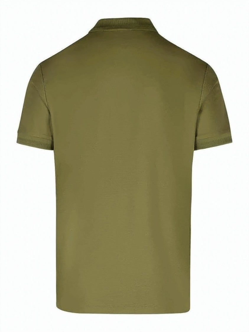 Burberry Tailored Green Cotton Polo Shirt