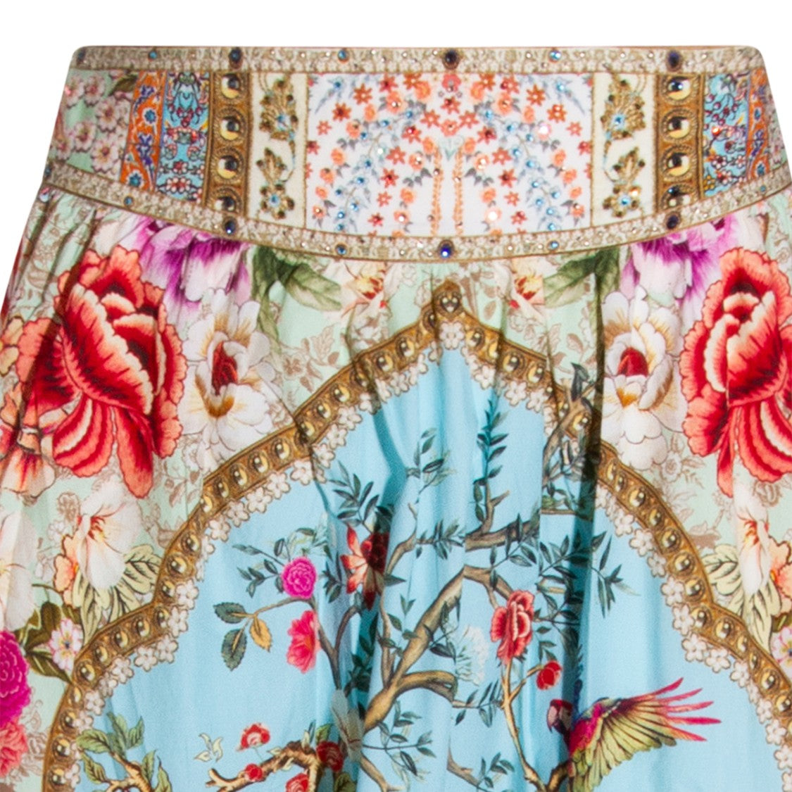 Camilla Mid-Length Skirt With Flowing Silhouette And Lightweight Fabric