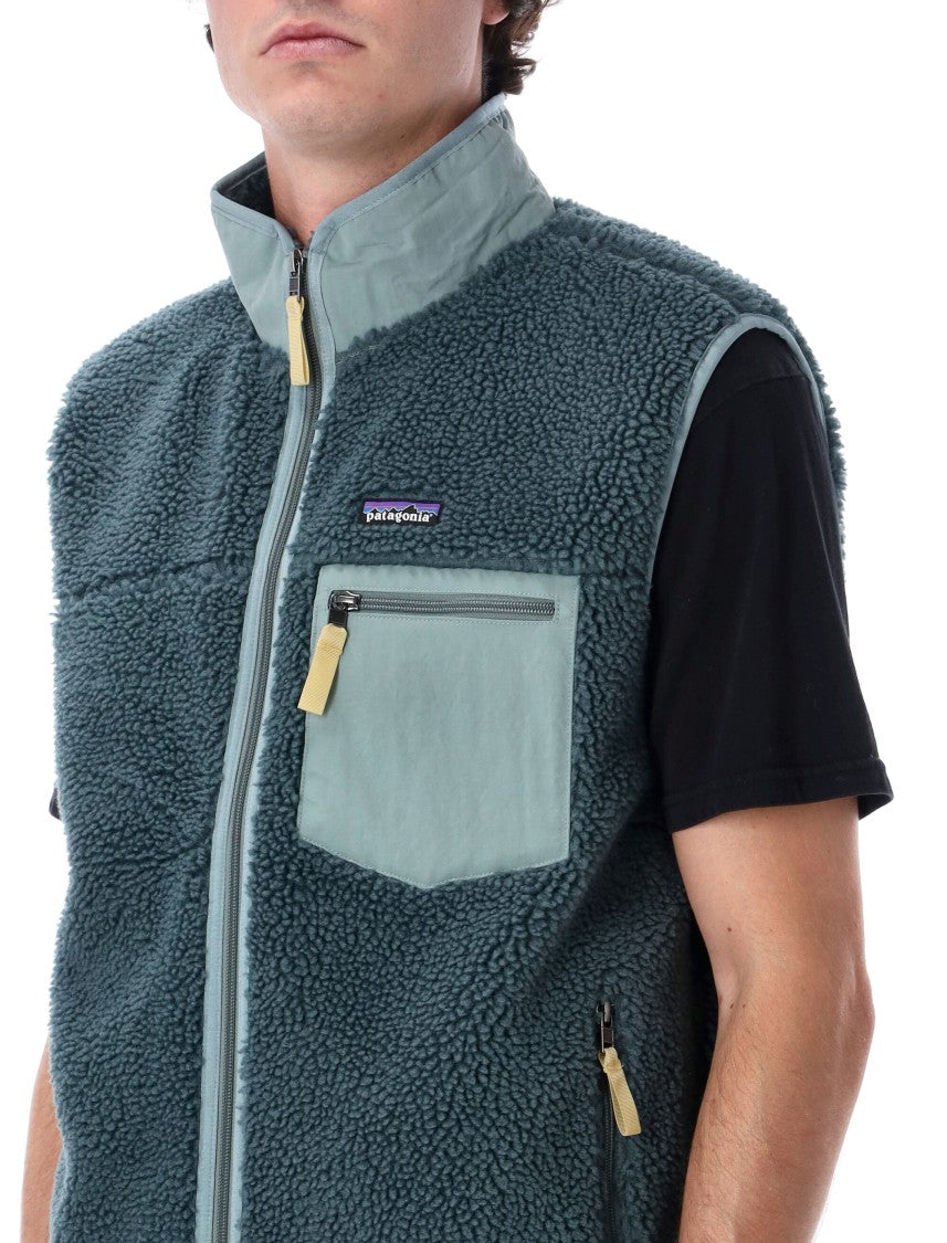 Patagonia Textured Windproof Fleece High-Collar Vest