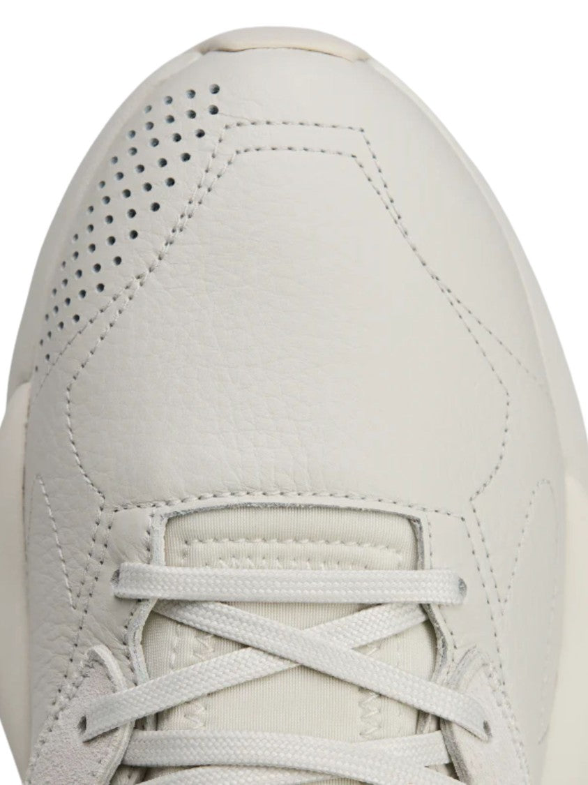 Y-3 Sculpted Rubber Sole Sneakers With Lace-Up Fastening