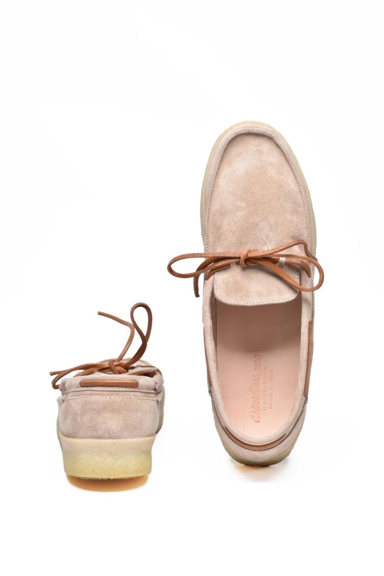 Astorflex Beige Suede Moccasin Loafers