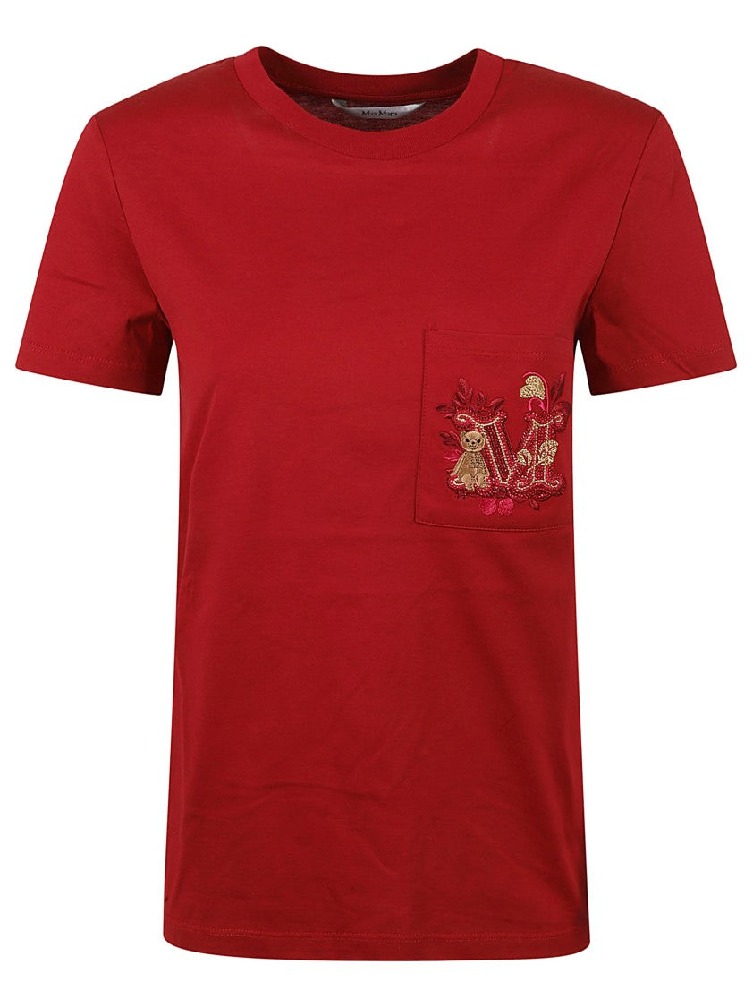 Max Mara Casual Red T-Shirt