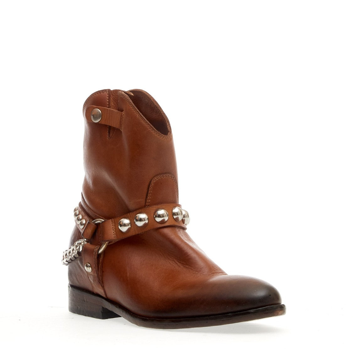 Strategia Texan Leather Cork Washed Studs