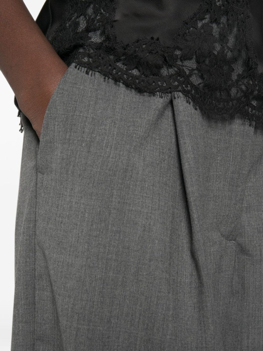 The Latest High-Waisted Pleated Wide-Leg Pants