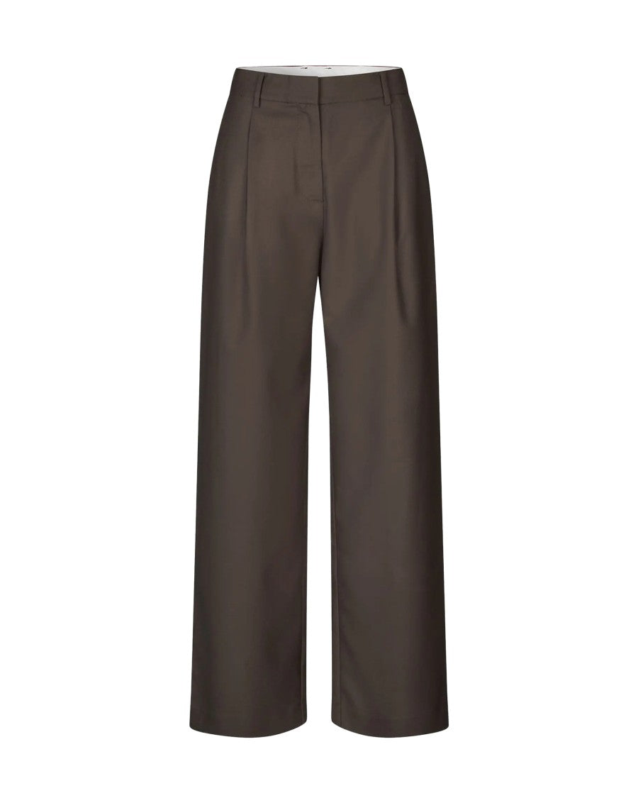 Samsøe Samsøe Saagneta 14930 Black Coffee Trousers