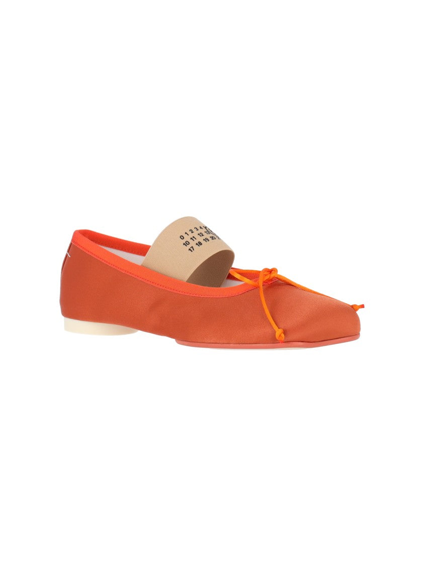 Mm6 By Maison Margiela "Anatomic" Ballerinas – Orange