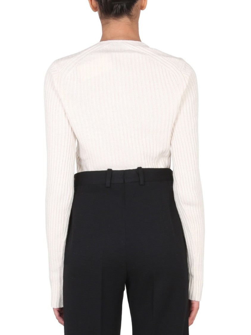Proenza Schouler X White Label Fitted Ribbed Knit Sweater