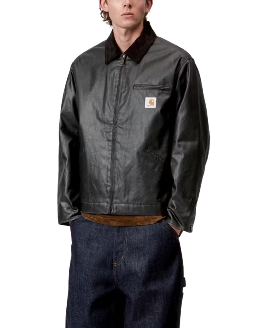Carhartt Wip Black Og Dean Heavyweight Canvas Quilted Jacket