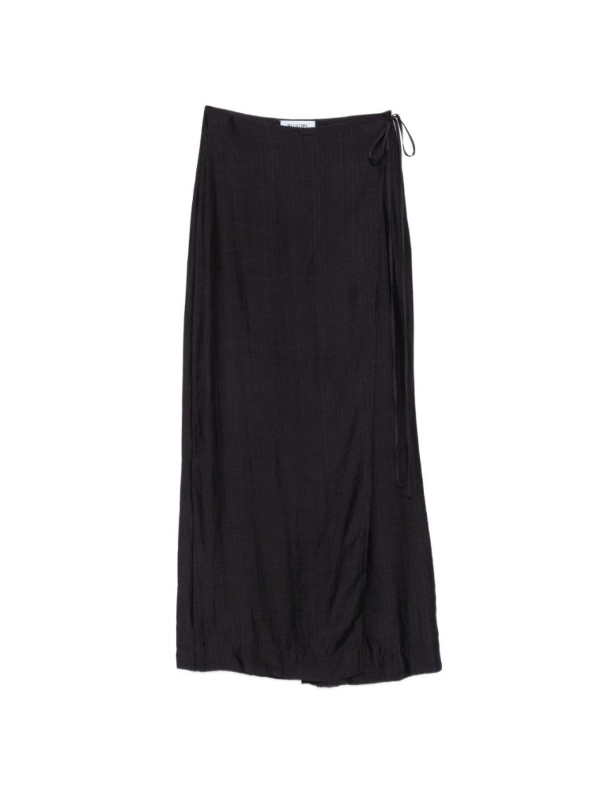 Blugirl Wide-Leg Lyocell Side Tie Skirt