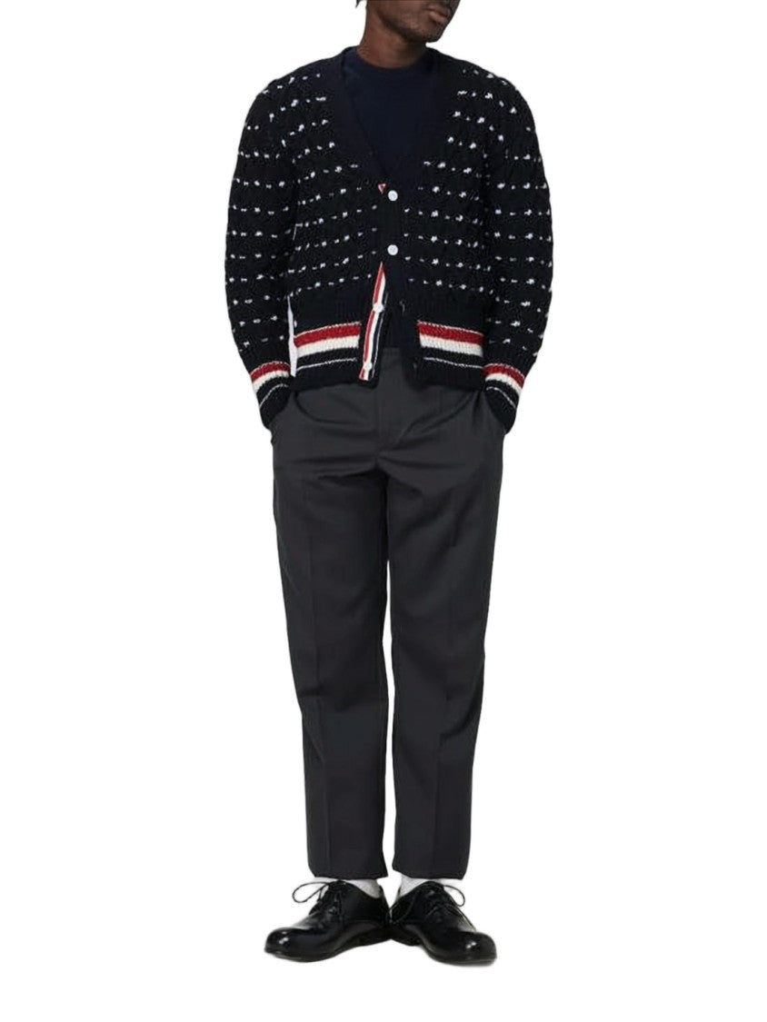 Thom Browne Crew Neck Wool Sweater
