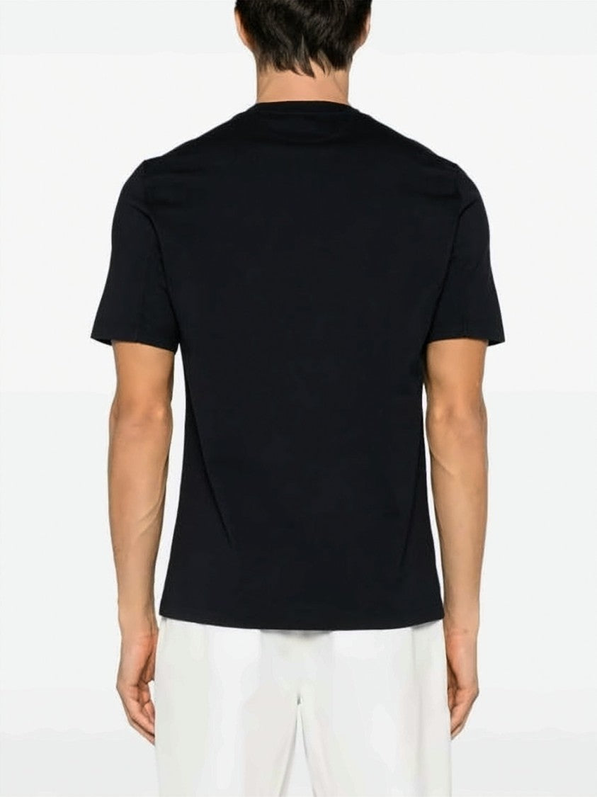 Brunello Cucinelli Cotton Jersey Crew Neck T-Shirt With Embroidered Logo