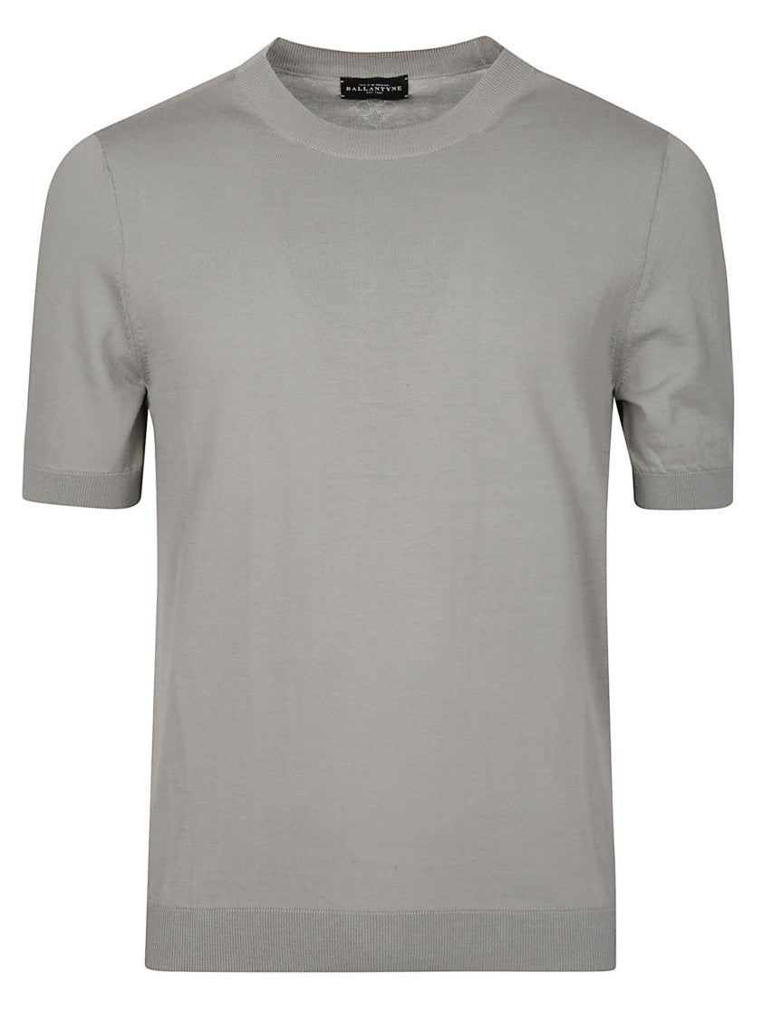 Ballantyne Short Sleeve Crew Knit Top