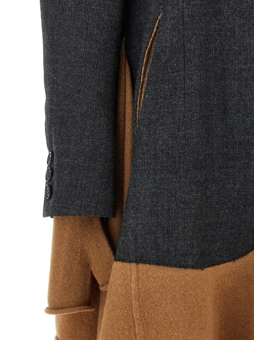 Undercover Shetland Wool Shawl Blazer