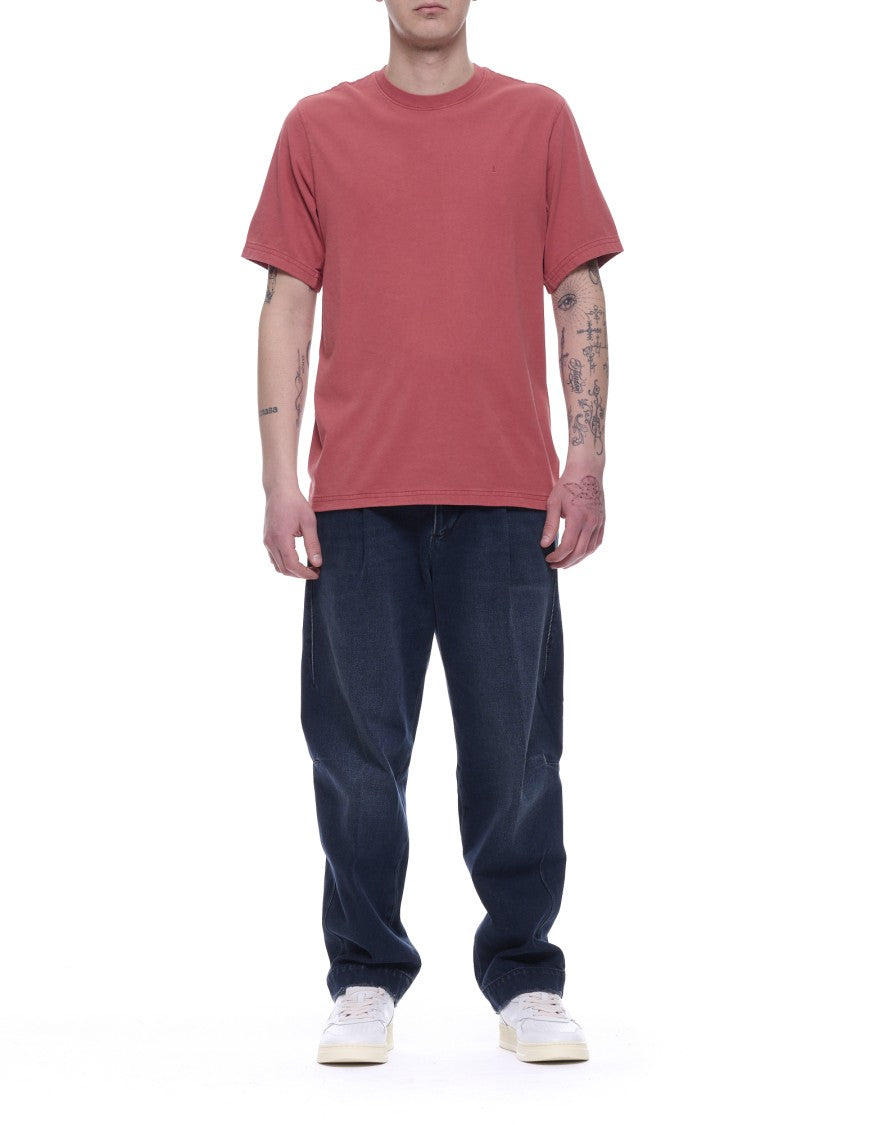 Nine In The Morning Dark Blue Cotton Regular Fit Trousers