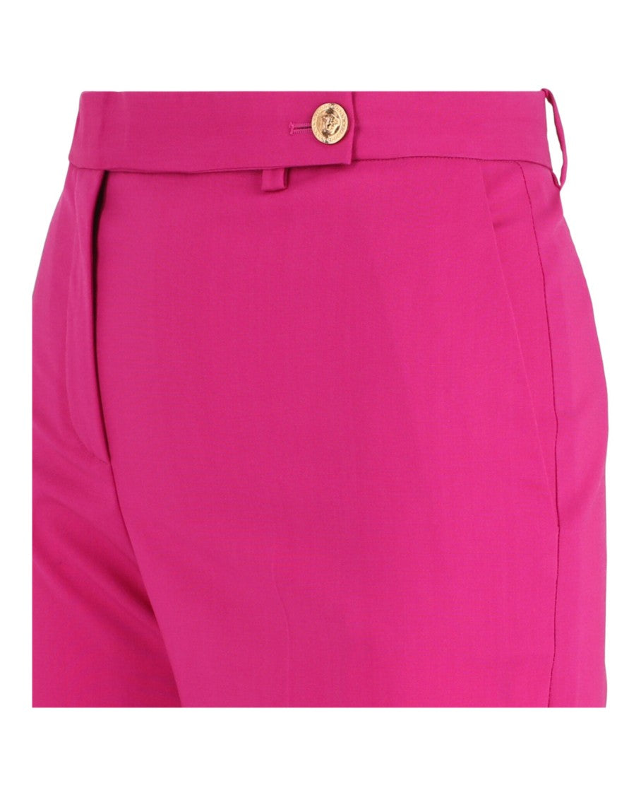 Versace Logo-Plaque Tailored Trousers