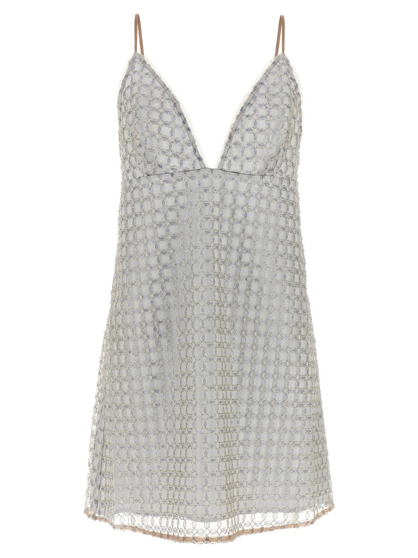 Rotate Birger Christensen Beaded A-Line Mini' Dress