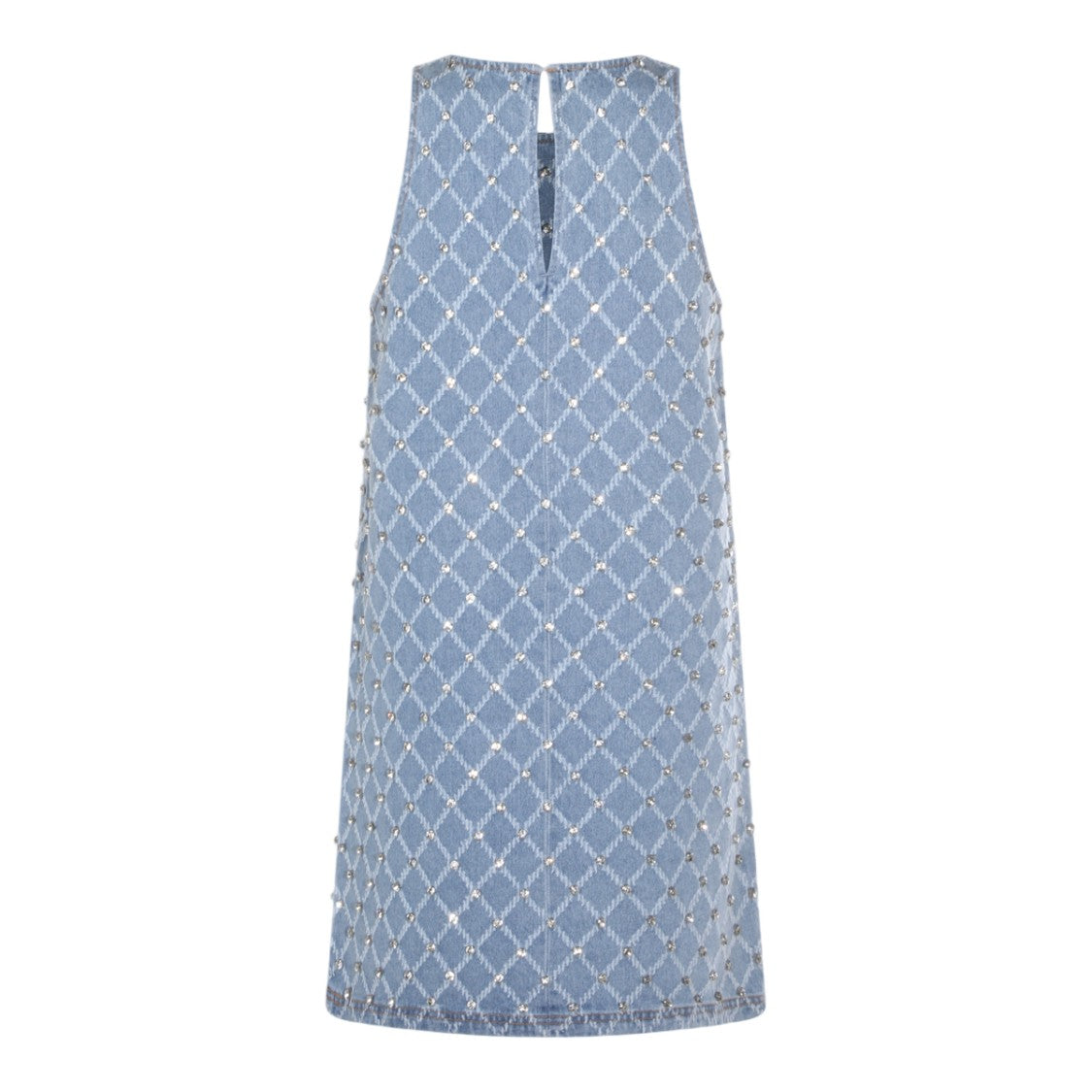 Pinko Light Blue Denim Shift Dress