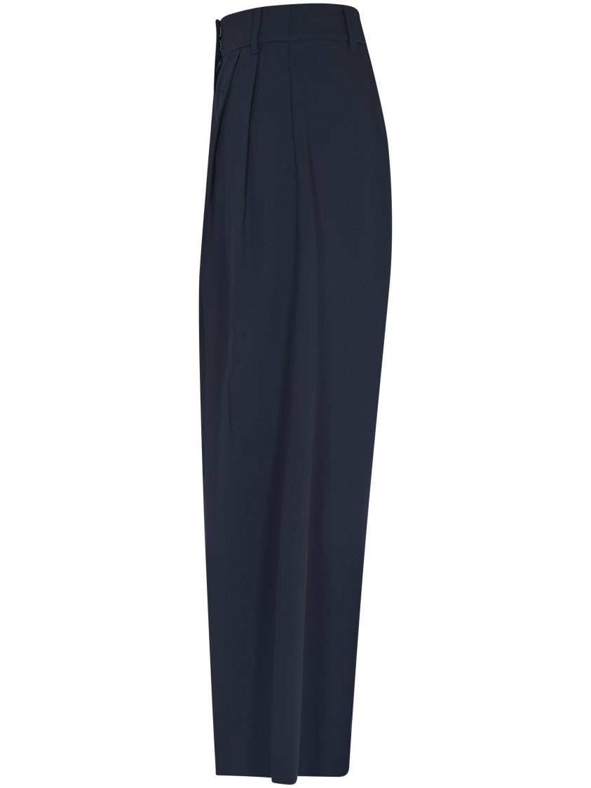 Max Mara Wide-Leg Trousers With High Waist
