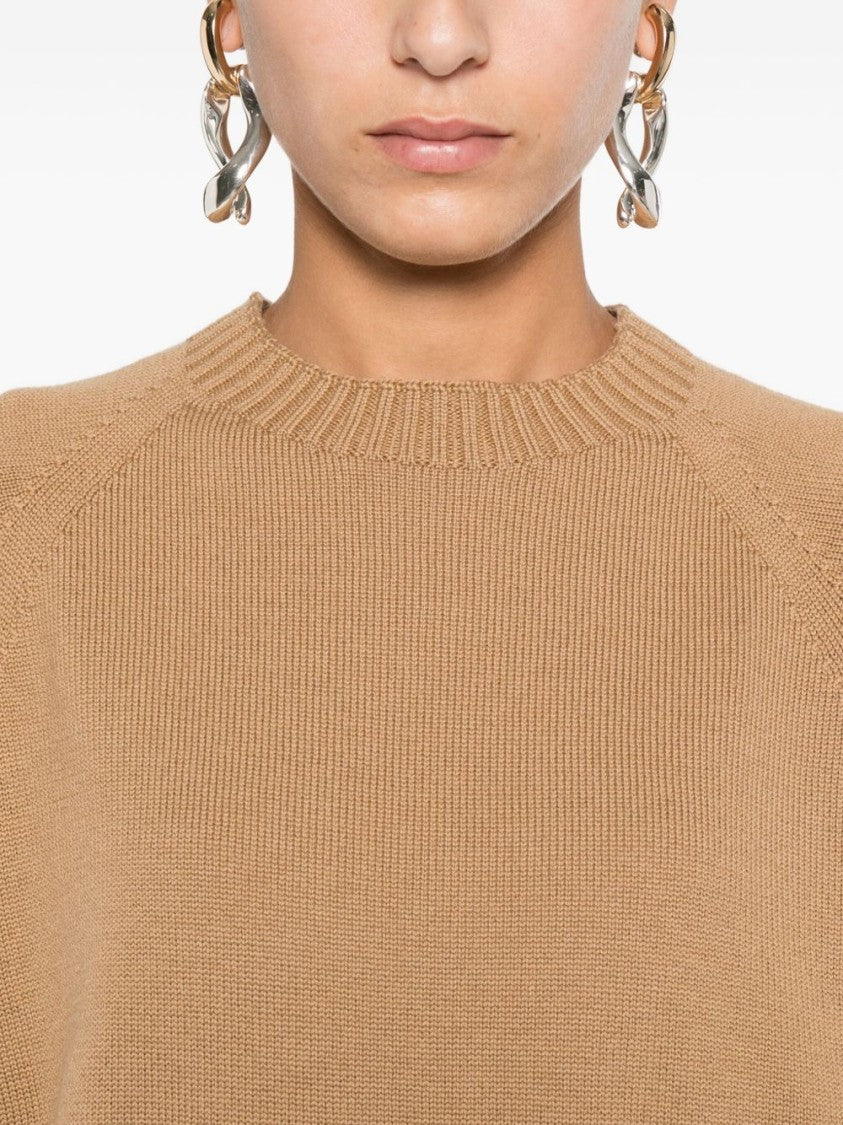 Max Mara Ebano Knit Sweater In 100% Virgin Wool