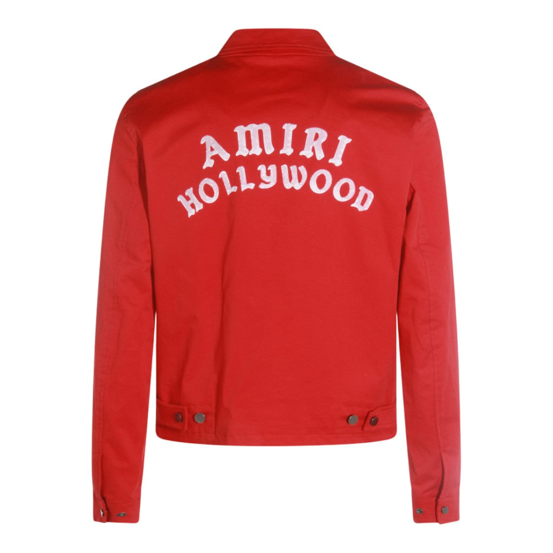 Amiri Red Casual Jacket With Embroidered Details